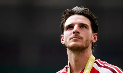 Arsenal injury dossier: Declan Rice warning and return dates for two key stars | Football