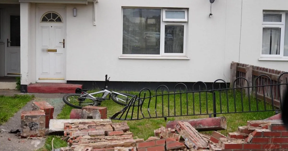 Vehicle smashes into wall outside house near A66 crash and house fire | News UK