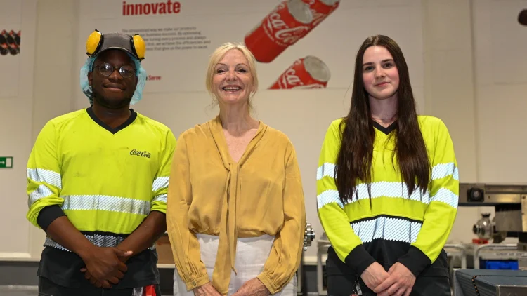 West Yorkshire Mayor visits CCEP’s Wakefield site, following Counter Cultures campaign launch