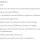 Ethereum Foundation job listing outlines AI-assisted security research, hard fork reviews, vulnerability discovery, fuzzing, and protocol audits.