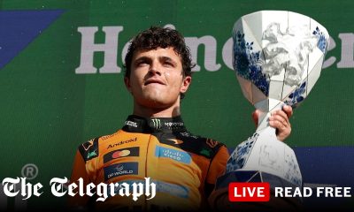 Frustrated George Russell fails to make up ground as Lando Norris wins incident-packed Dutch GP
