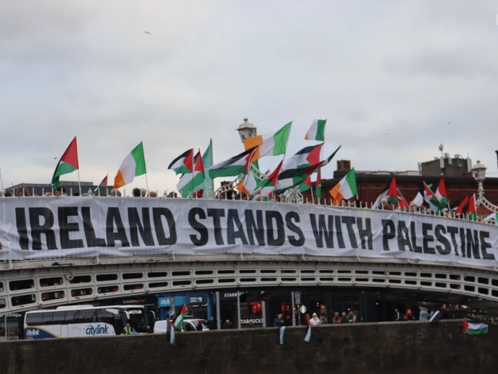 Ireland stands with Palestine, against Check Point