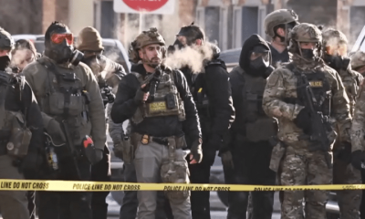 ICE thugs fire non-lethal rounds at female protester