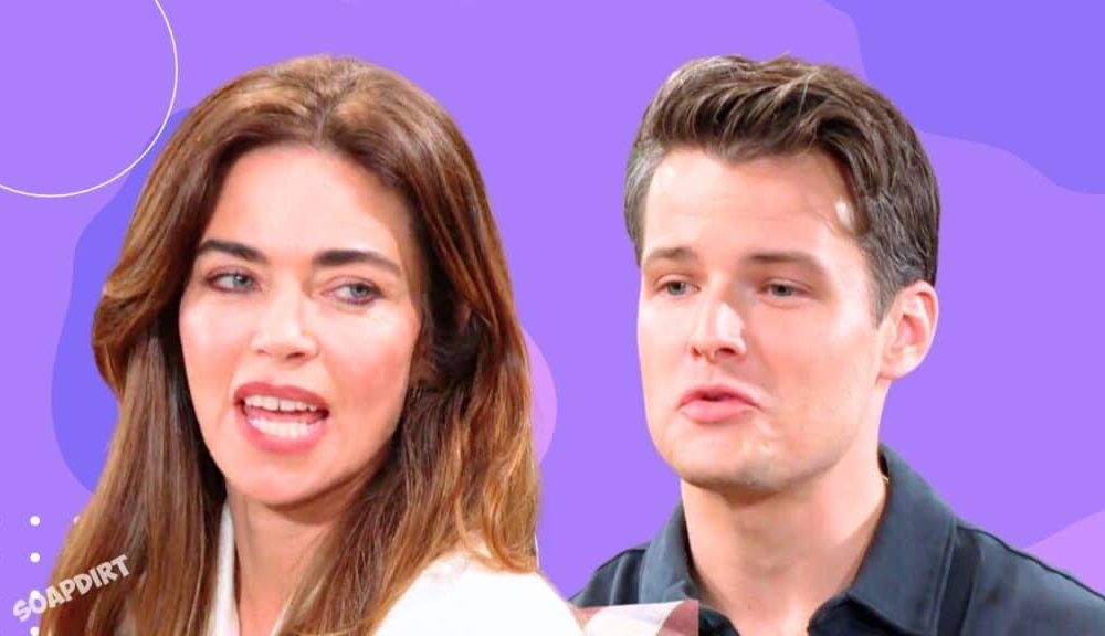 Young and the Restless Spoilers: Kyle Abbott (Michael Mealor) - Victoria Newman (Amelia Heinle)