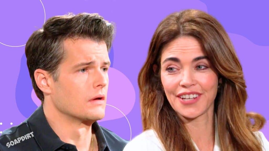 Young and the Restless: Kyle Abbott (Michael Mealor) - Victoria Newman (Amelia Heinle)