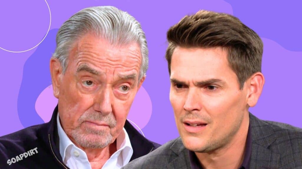 Young and the Restless: Victor Newman (Eric Braeden) - Adam Newman (Mark Grossman)