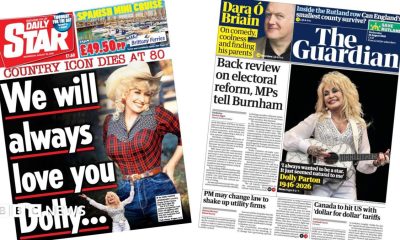 A composite image of the front pages of the Daily Star and the Guardian on 26 August 2026