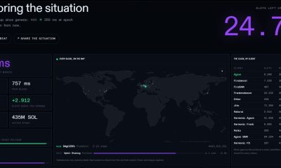 Solana block time dashboard