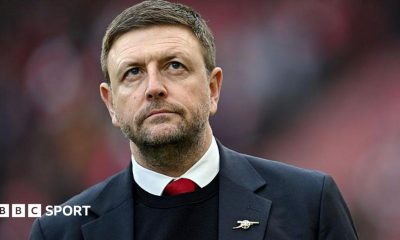 A head and shoulders photo of Arsenal chief executive Richard Garlick