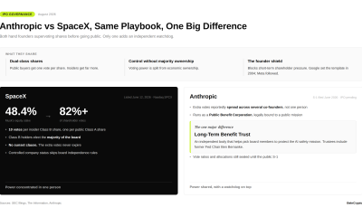 Anthropic vs SpaceX IPO: Similarities and Differences