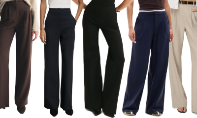 collage of some of the best wide-leg pants for work in 2026