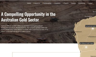 Capricorn Metals Shares Jump Over 8% as Gold Miner Lifts