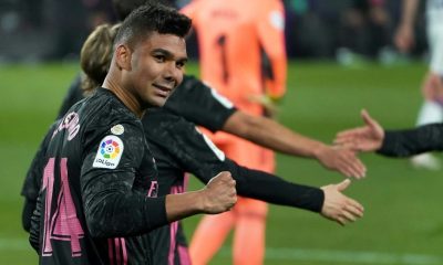 Casemiro scored the winner as Real Madrid beat Real Valladolid on Saturday