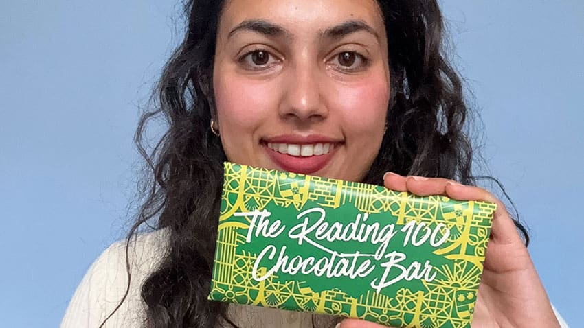 British chocolate bar made with Reading-grown cocoa