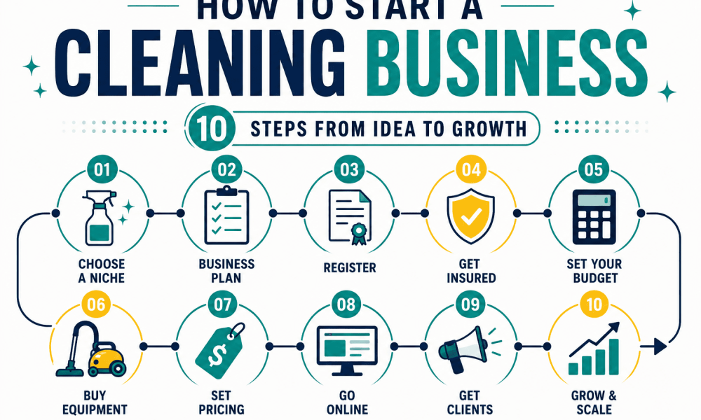 How to Start a Cleaning Business: A Step-by-Step Guide