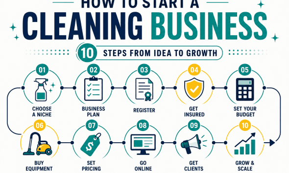How to Start a Cleaning Business: A Step-by-Step Guide