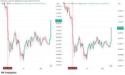 Bitcoin Price Performance. Source: TradingView