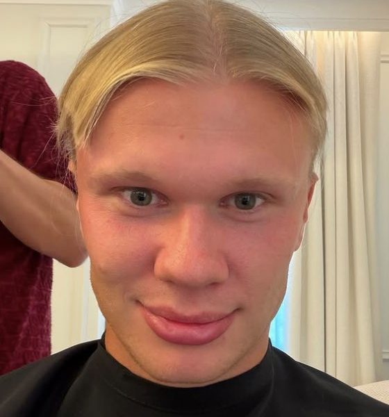 Erling Haaland Ditches Iconic Viking Ponytail for Buzz Cut Ahead
