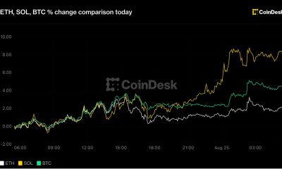 Bitcoin tops $80,000, solana jumps 8% but rally now runs into overbought warning