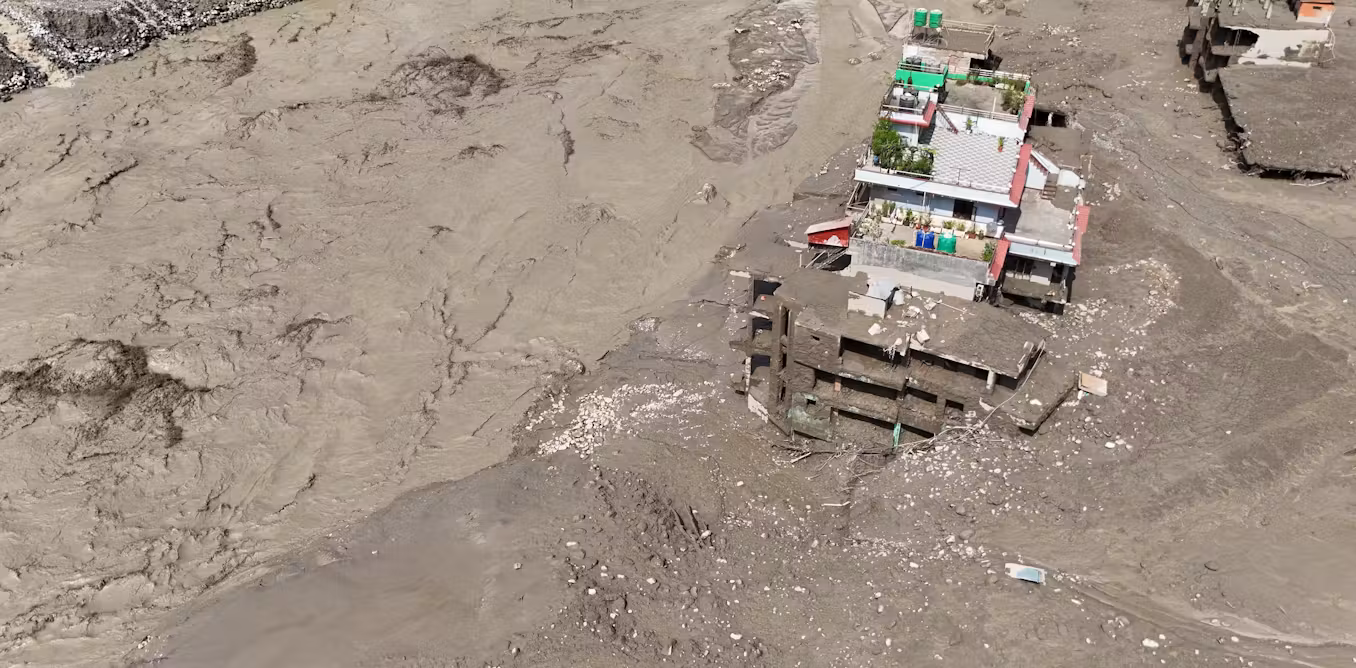 How does a collapsing glacier turn into a lethal wall of mud and water? An expert explains what happened in Nepal