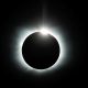 Handout picture released by Imagen Chile showing a total solar eclipse from Union Glacier in Antarctica