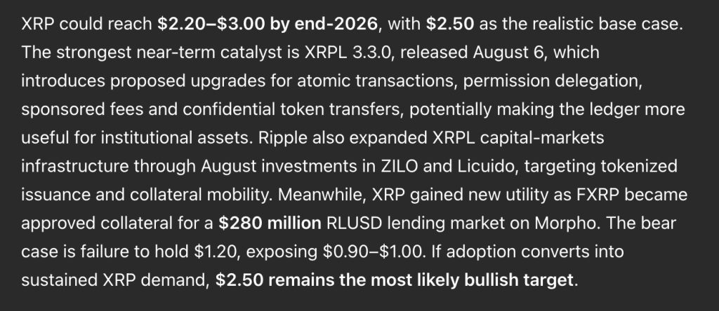 Sam Altman ChatGPT AI Predicts XRP Price By End Of 2026
