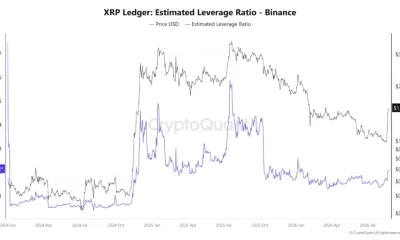 XRP Estimated Leverage Ratio, source: CryptoQuant