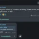 Telegram texts suggesting TradeXYZ is raising funds.