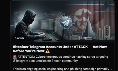 Telegram accounts under attack, source: X