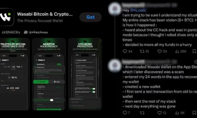 Fake Wasabi app on the Apple App store.