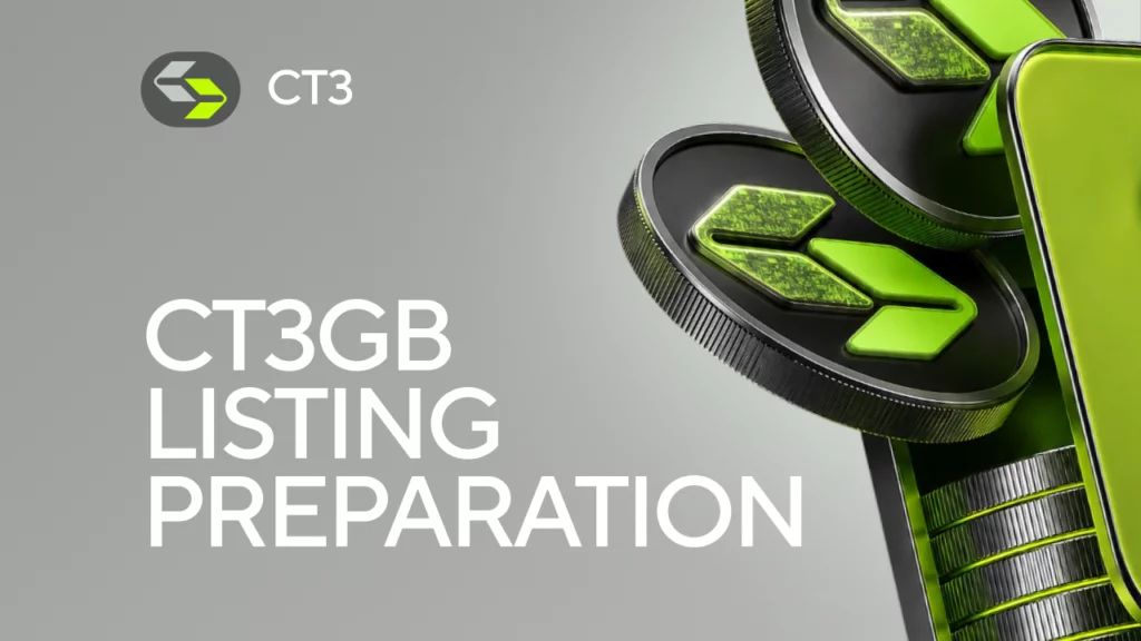 CT3 begins preparations for CT3GB token listing - 3