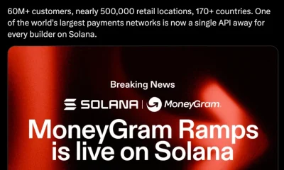 MoneyGram Ramps is live on Solana, source: Solana/X