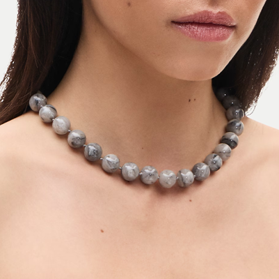 beaded chunky necklace