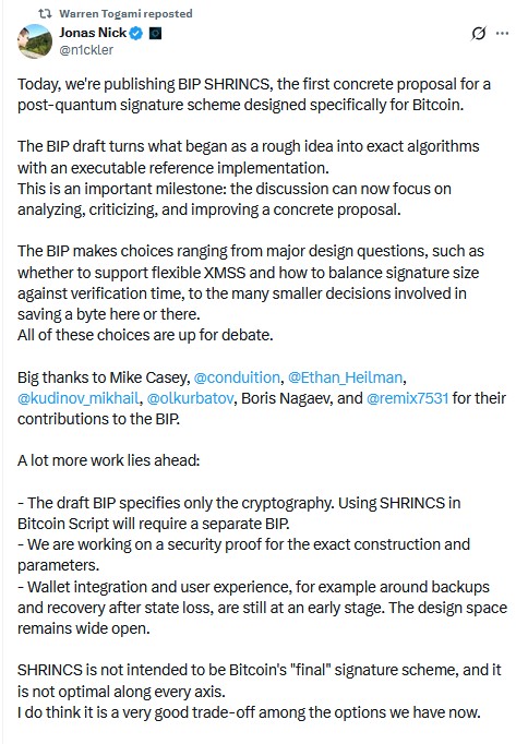 Quantum-Secure Bitcoin Comes With A Catch