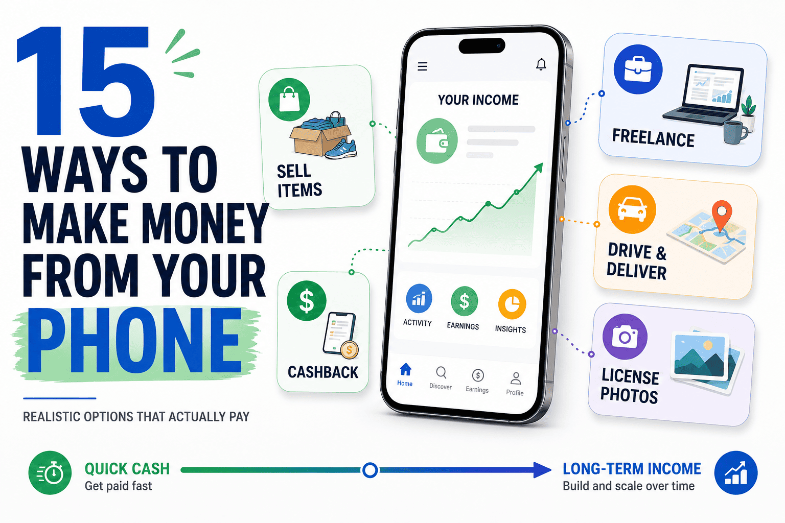 15 Ways to Make Money From Your Phone (2026 Guide)