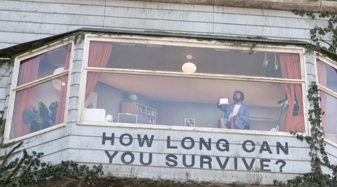 Man Spotted Living Inside Furnished Billboard on Sunset Boulevard for