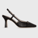 black slingback heel