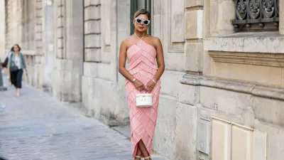 PARIS, FRANCE - JULY 07: Zufi Alexander wears outside Tiffany cocktail during Day Two of Paris Fashion Week - Haute Couture Fall/Winter 2026/2027 on July 07, 2026 in Paris, France. (Photo by Christian Vierig/Getty Images)