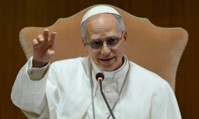 Pope Leo XIV addressed cardinals at the Vatican on Saturday