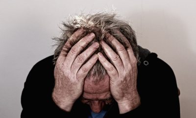 Representation. A man with dementia unable to remember things.