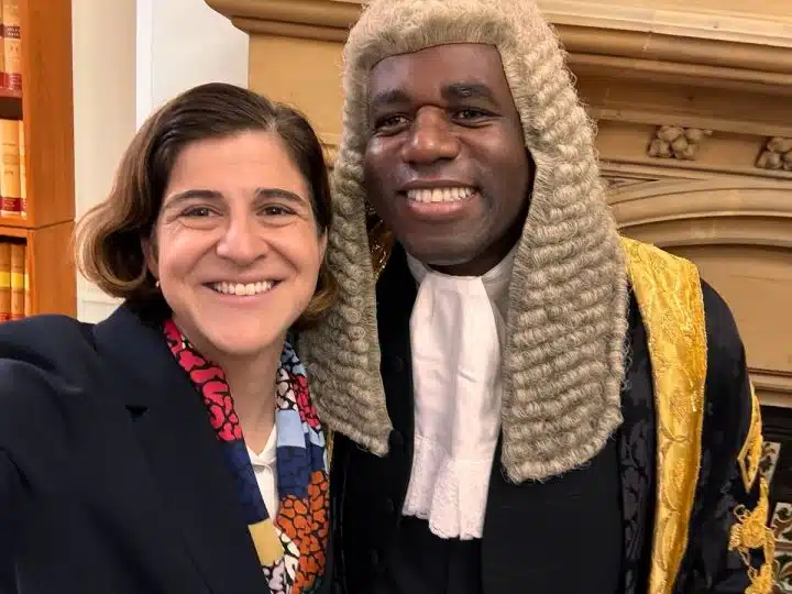 Sarah Sackman and David Lammy