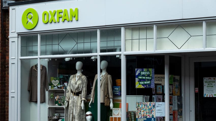 Oxfam charity shops under review as warehouse losses mount