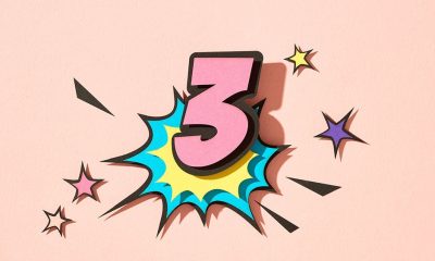 Number 3, comic style