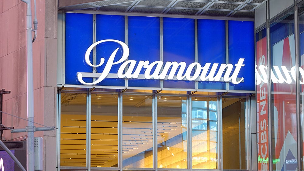 Paramount Building at Times Square New York - NEW YORK CITY, UNITED STATES - FEBRUARY 14, 2023