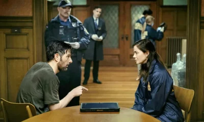 Adam Scott and Michelle Monaghan in The Whisper Man