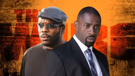 A custom image of Chad Coleman's Cutty and Idris Elba's Stringer Bell from The Wire