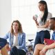 a group of young coworkers have a meeting
