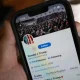 Truth Social app displayed on a smartphone