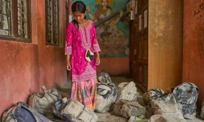 Children at a Nepal school escape floods thanks to their lunch break and alert teachers