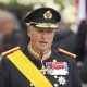 King Harald V's coffin at royal chapel as Queen Mette-Marit joins procession
